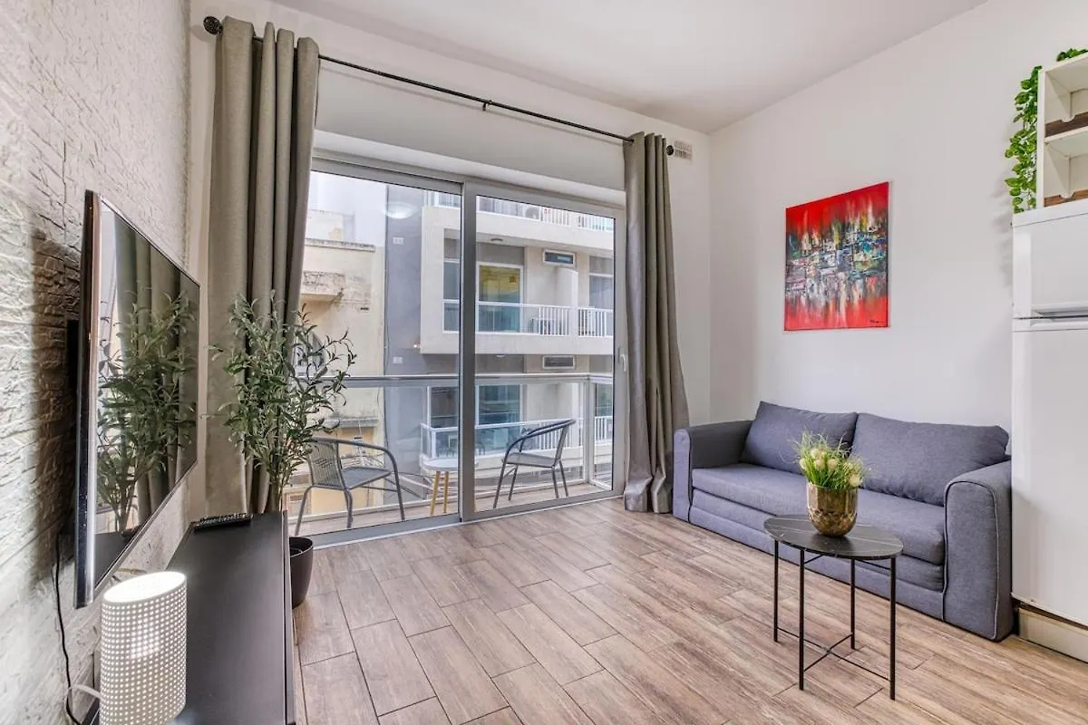 Stylish 1Bedroom Studio In The Heart Of St Julians 301 Saint Julian's